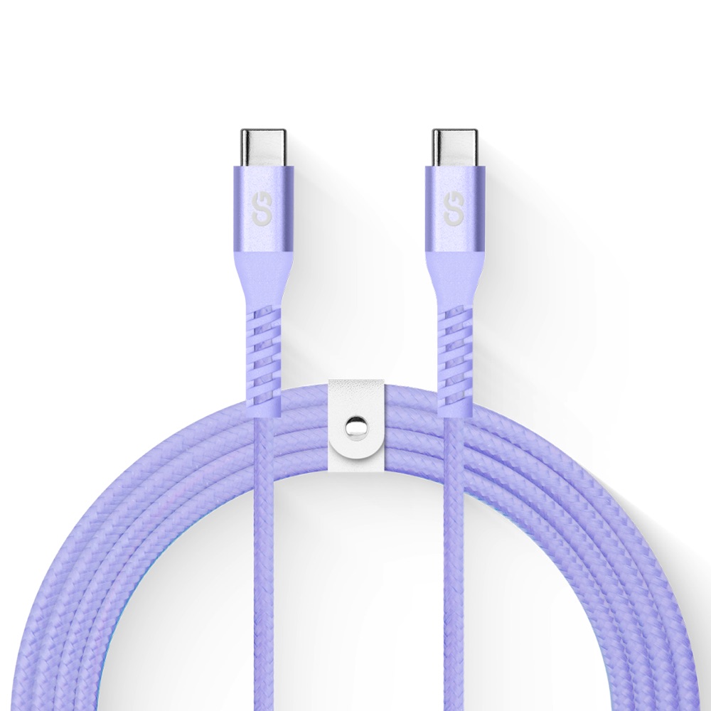 Comprar cable logiix vibrance braid lgx 13762 usb c 1 2m lavanda | MacStore Online