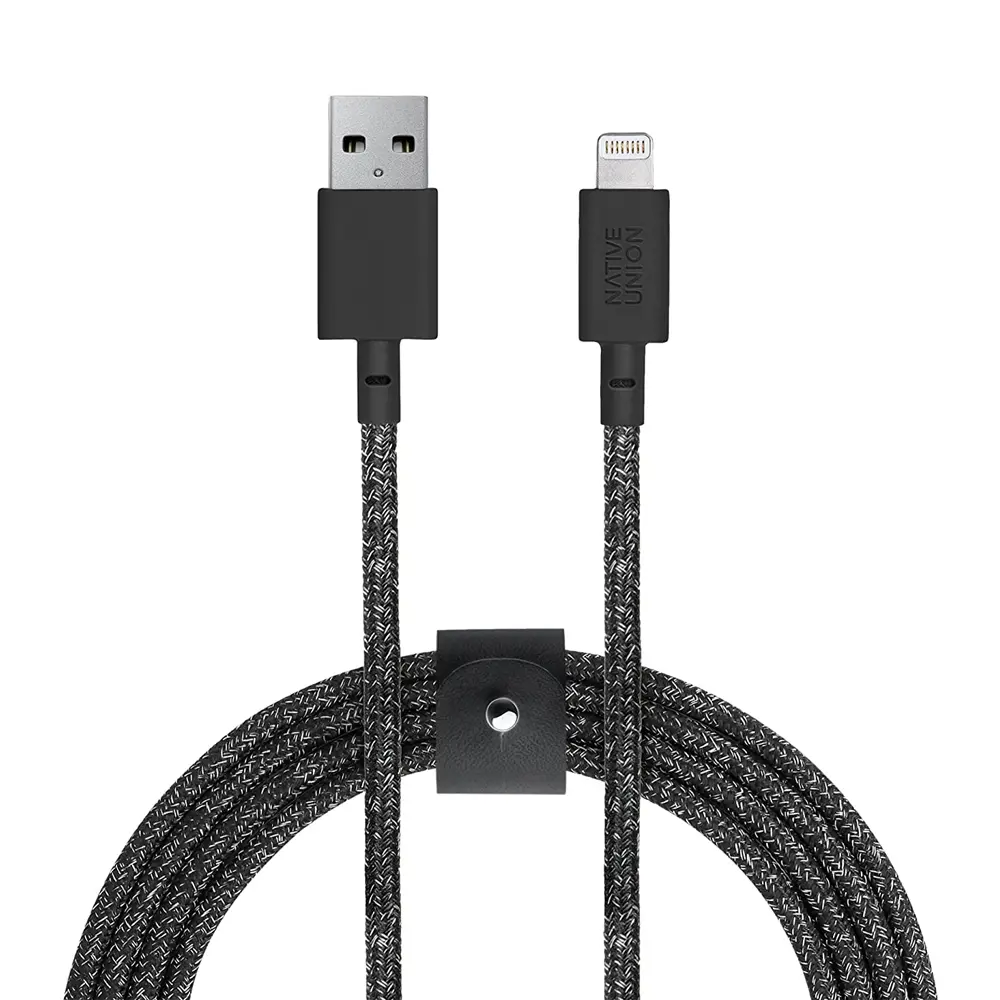 Comprar cable native union belt l cs blk 3 np lightning a usb a 3 m negroblan | MacStore Online