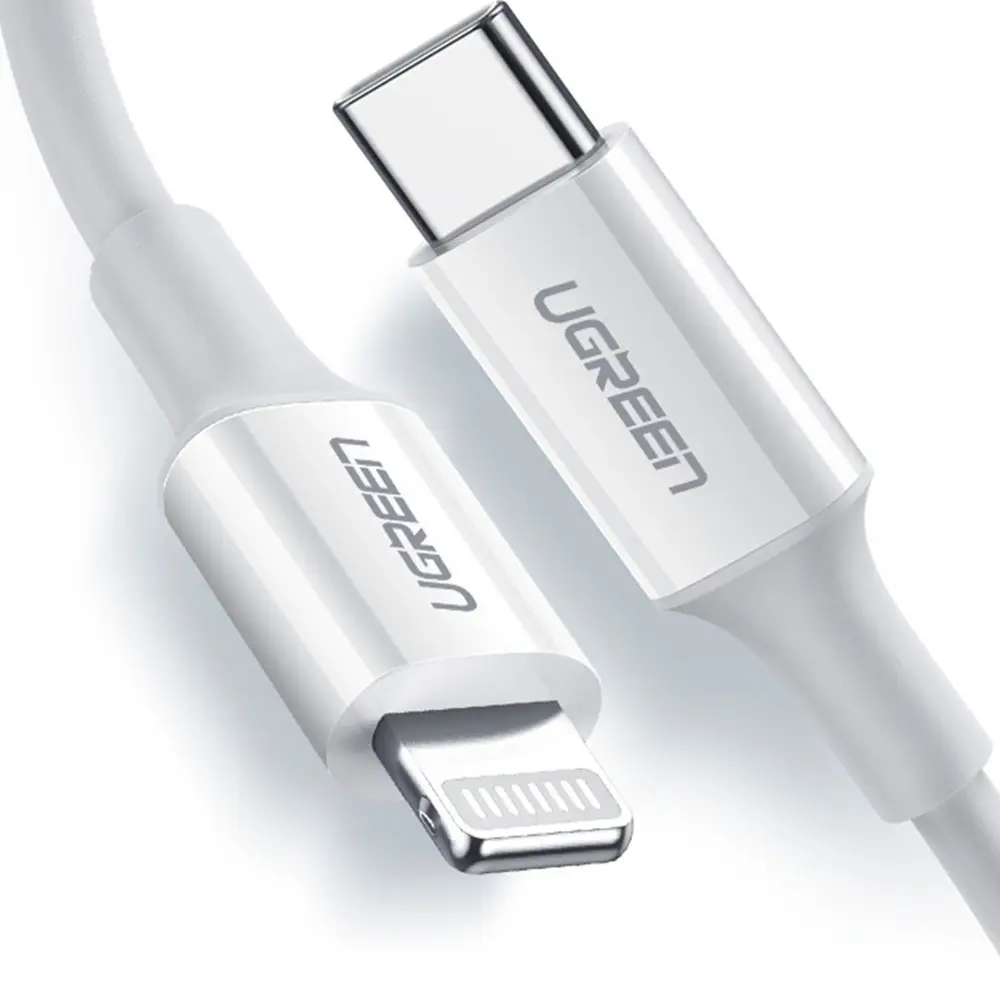 Comprar cable ugreen 60749 lightning a usb c 2 0 m blanco | MacStore Online