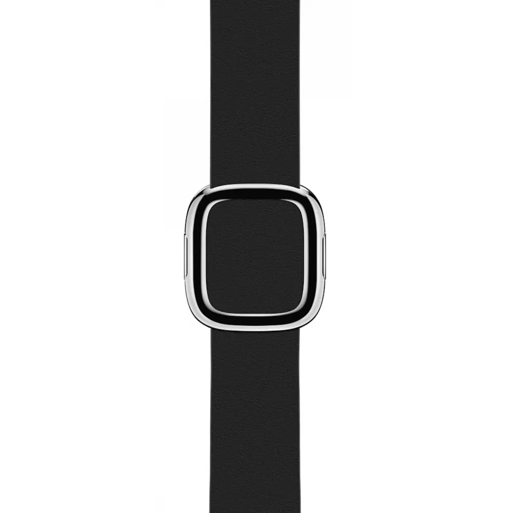 Comprar correa apple negra para caja de 42 41 40 mm hebilla moderna m | MacStore Online