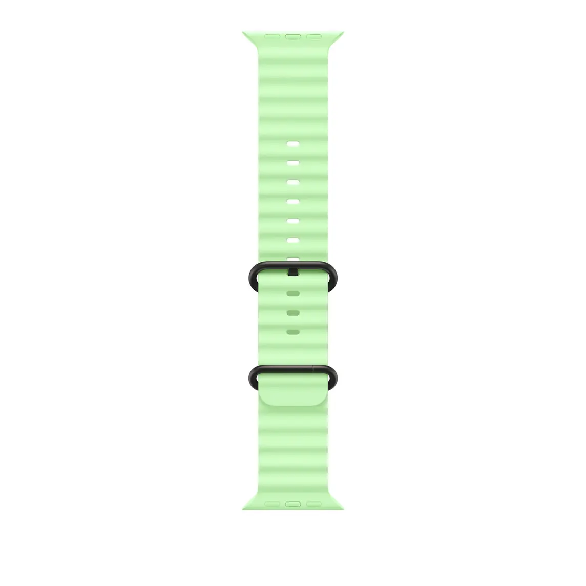 Comprar correa apple ocean titanio negro caja 49mm verde neon | MacStore Online