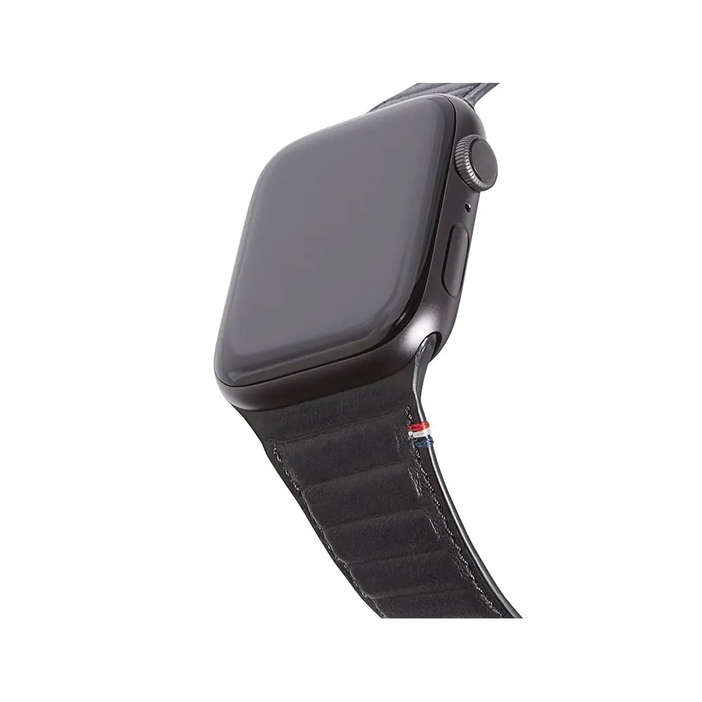 Comprar correa decoded d9aw apple watch 46 45 44mm piel negro | MacStore Online