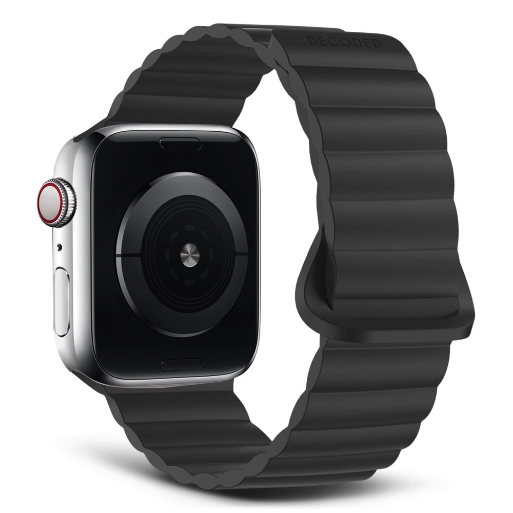 Comprar correa decoded apple watch 49 46 45 44mm silicon negro | MacStore Online