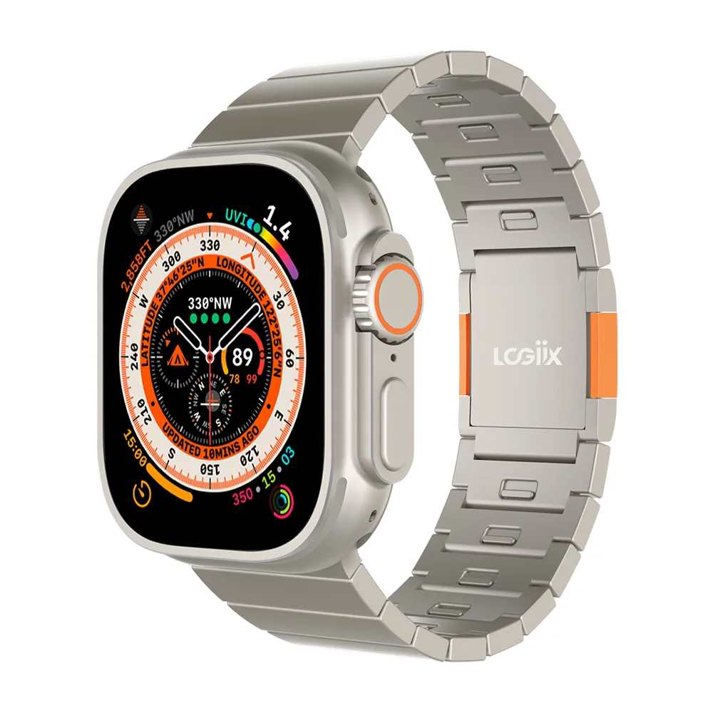 Comprar correa logiix titan apple watch 49 46 45 mm titanium | MacStore Online