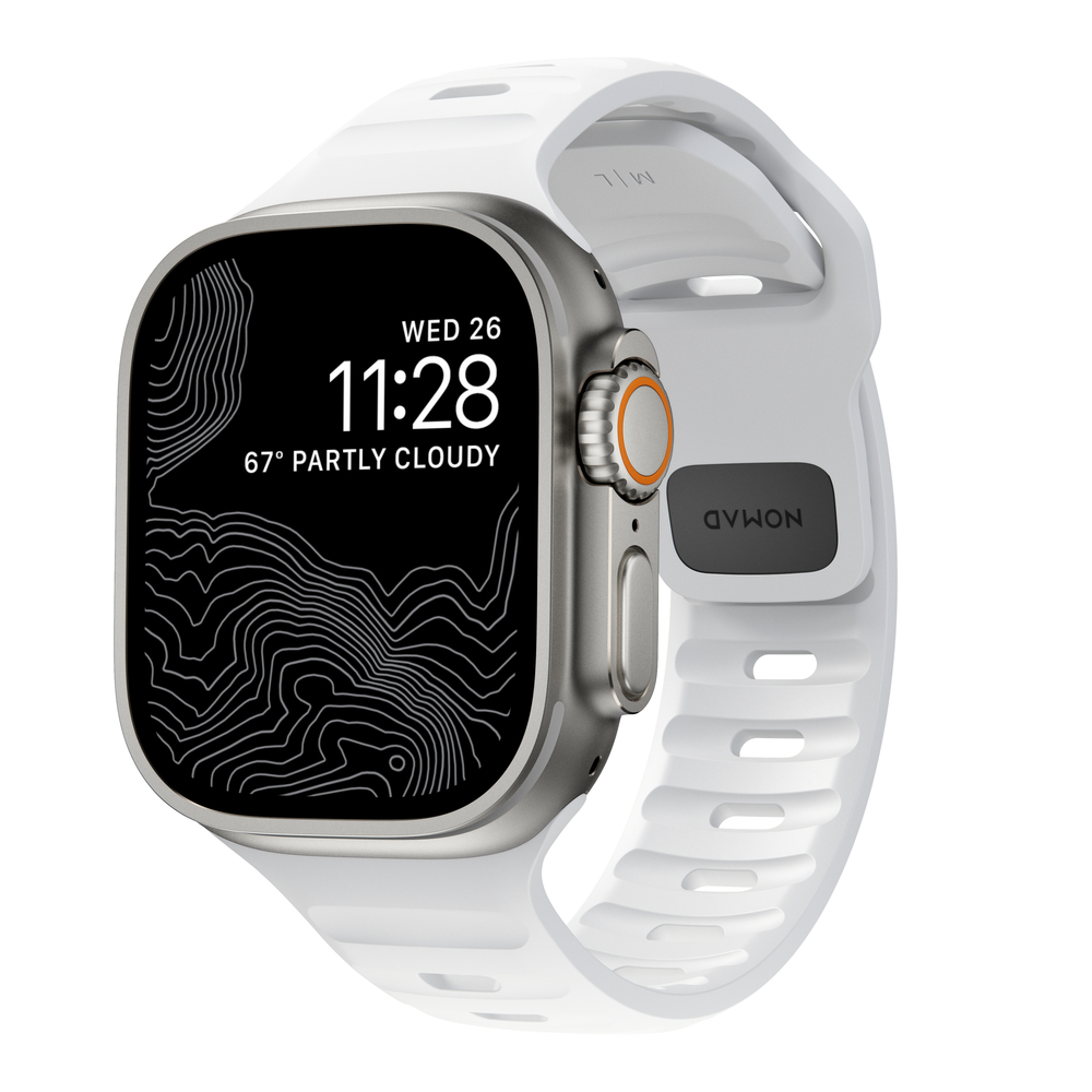 Comprar correa nomad sport apple watch 49 46 45 44mm blanco | MacStore Online