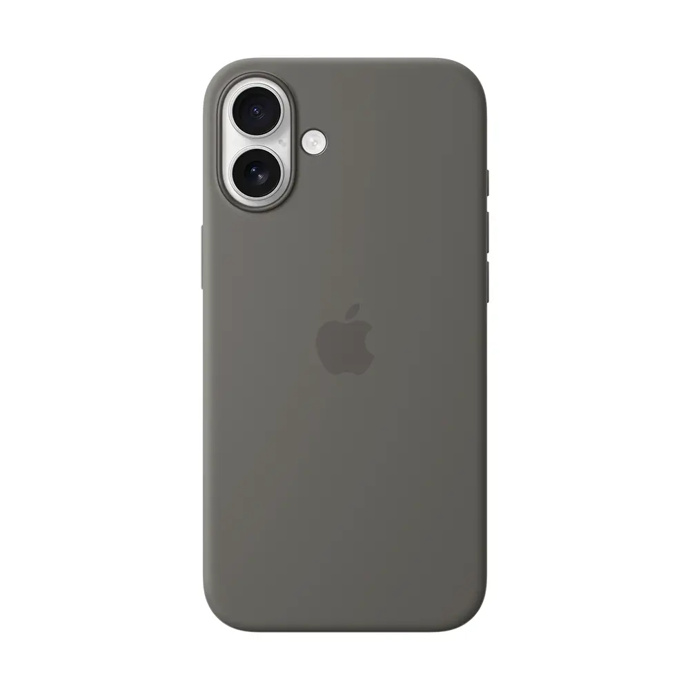 Comprar funda apple iphone 16 plus magsafe silicon gris piedra | MacStore Online