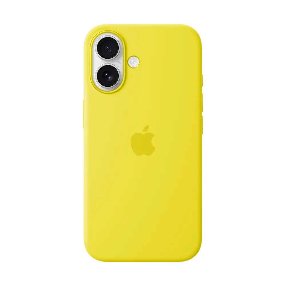 Comprar funda apple iphone 16 magsafe silicon amarillo carambola | MacStore Online