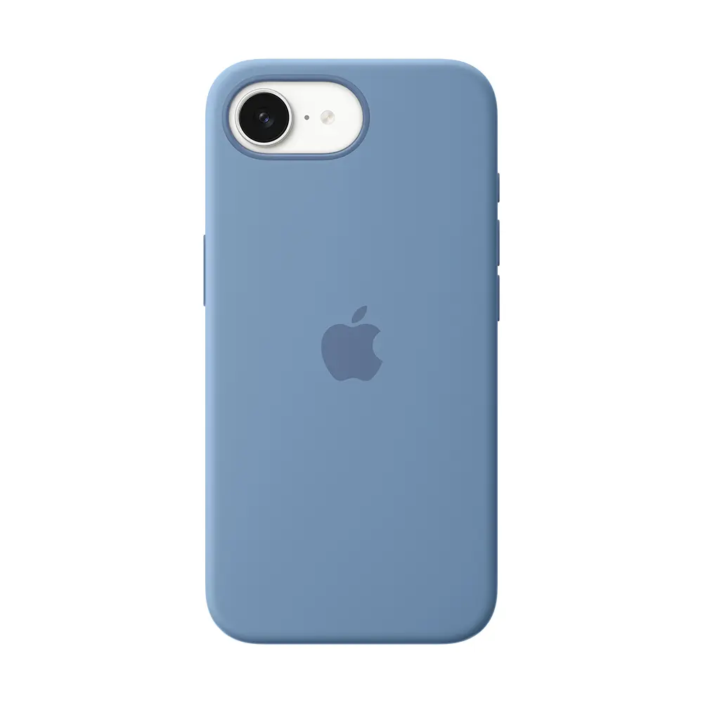 Comprar funda apple iphone 16e silicon azul invierno | MacStore Online