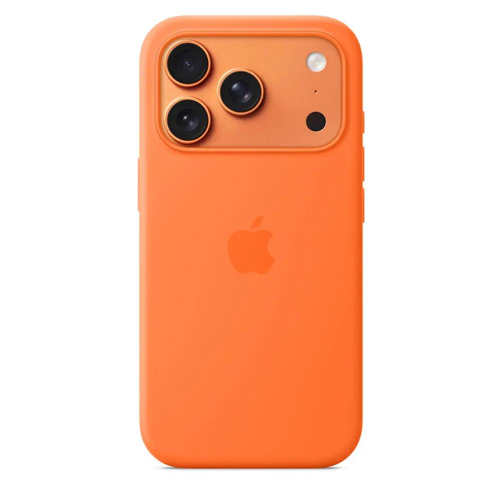 Comprar funda apple iphone 17 pro silicon magsafe naranja | MacStore Online