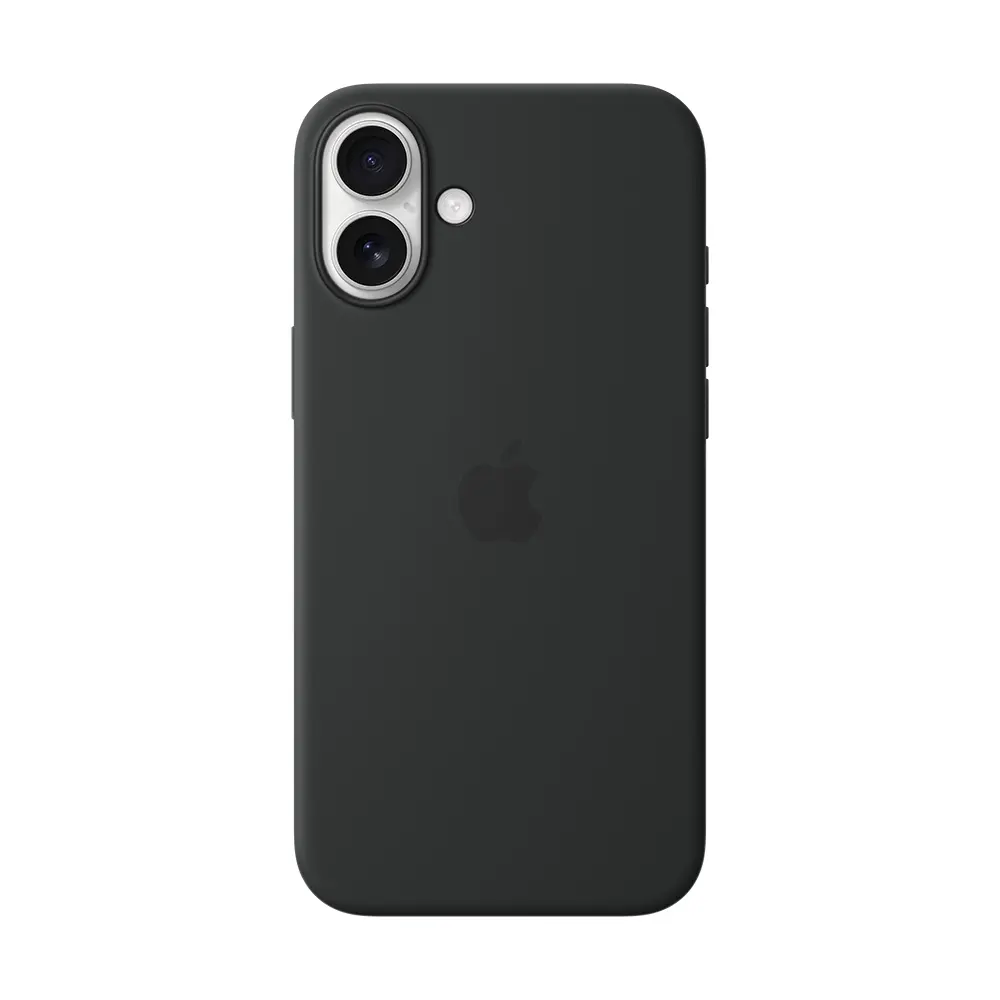 Comprar funda apple iphone 16 plus magsafe silicon negro | MacStore Online
