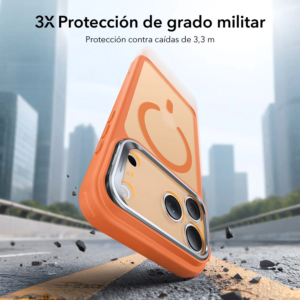 Comprar funda esr hybrid stash iphone 17 pro max magsafe naranja | MacStore Online