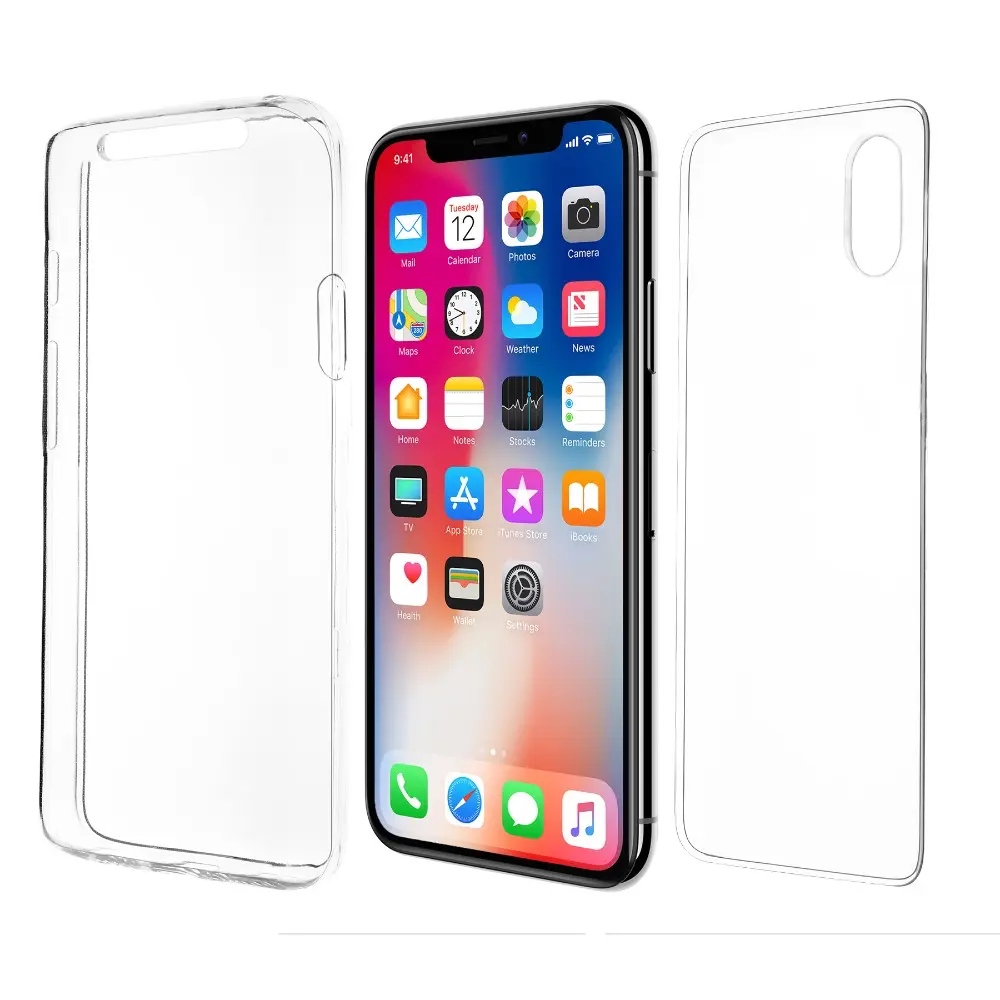 funda qdos fusion iphone x xs transparente | iReNew