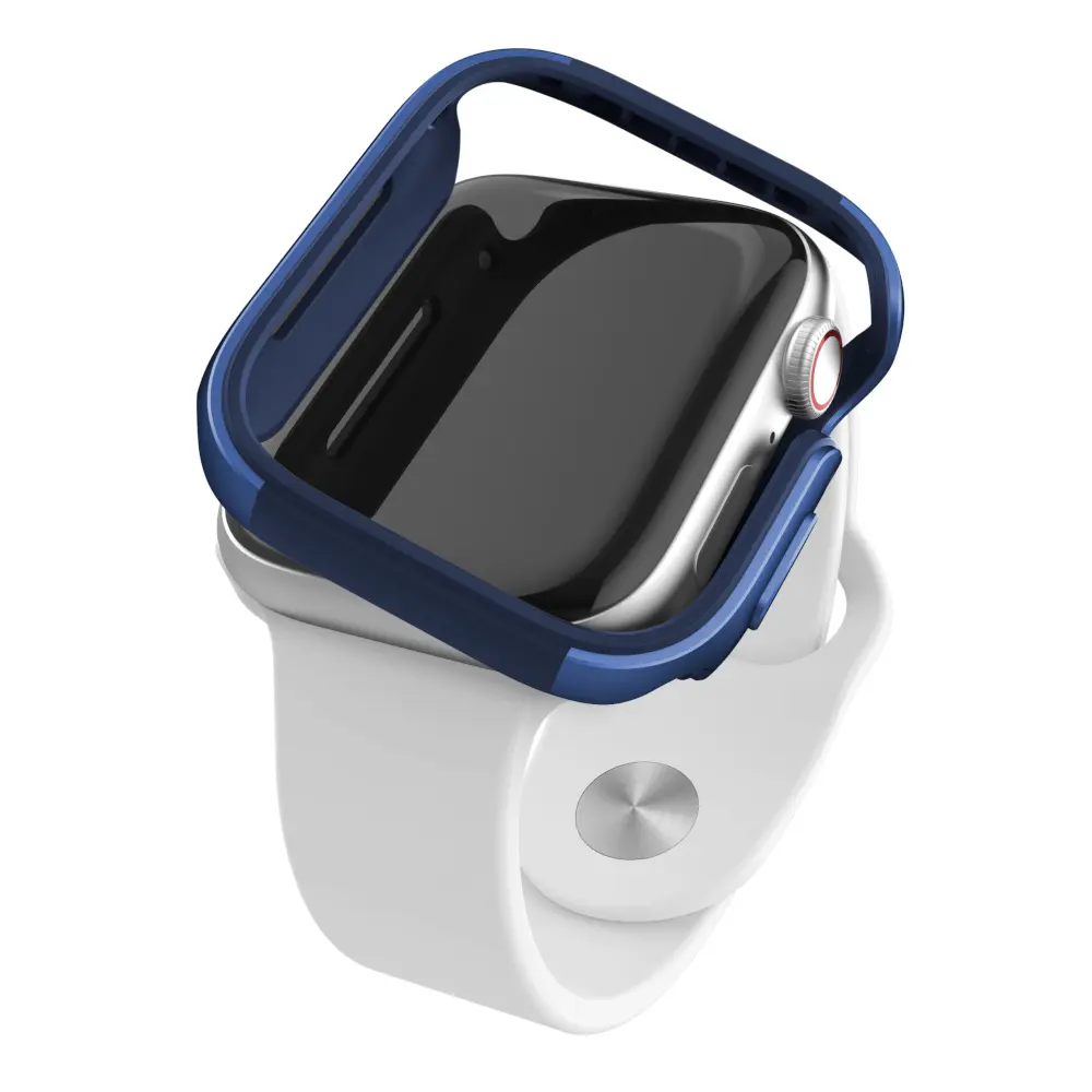 Comprar bumper raptic edge apple watch 45 mm aluminio azul | MacStore Online