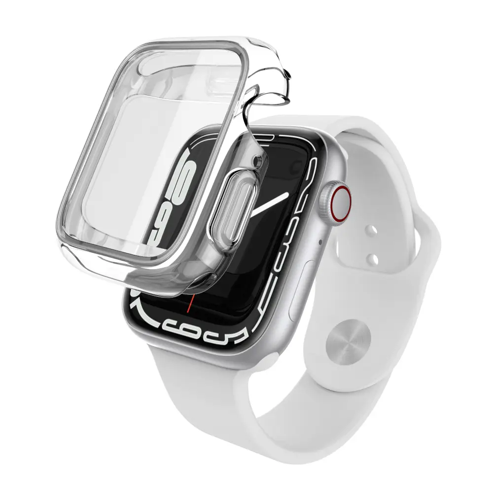 Comprar bumper raptic 360x apple watch 45mm transparente | MacStore Online