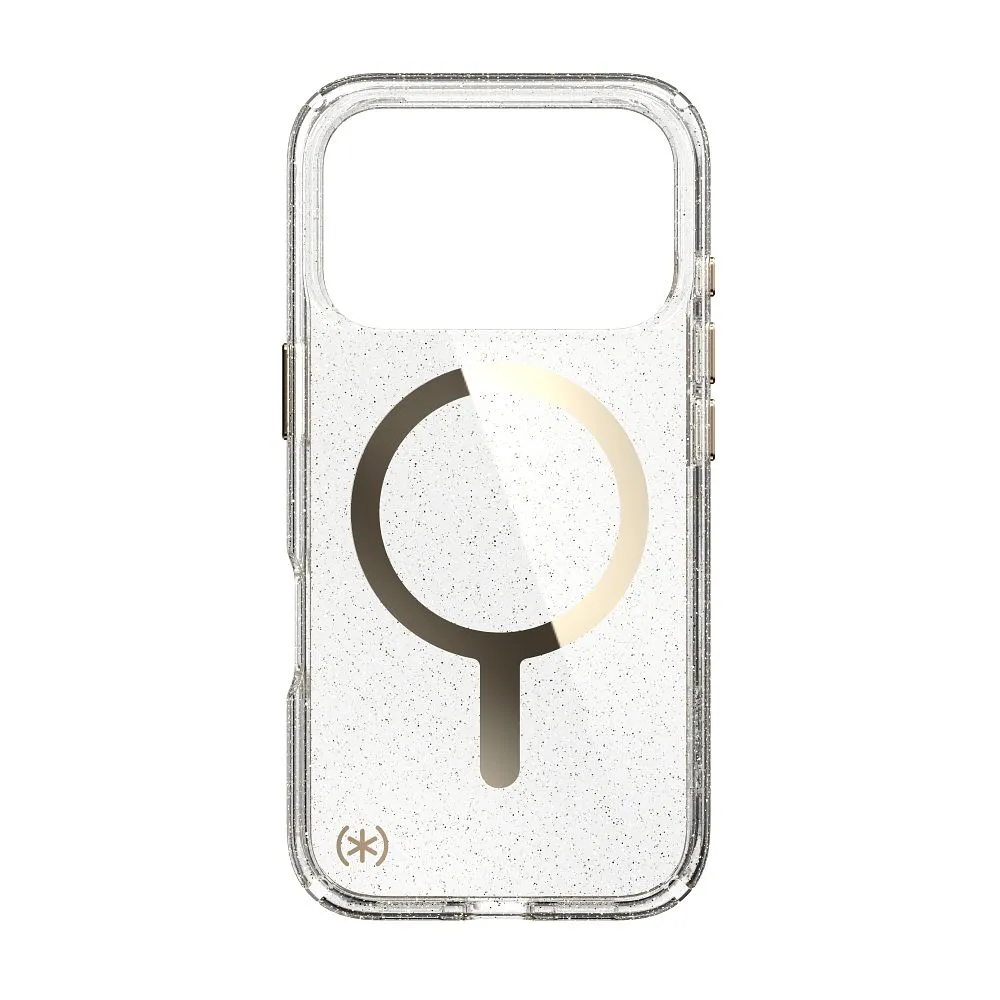 Comprar funda speck presidio lux iphone 17 pro magsafe brillos oro | MacStore Online