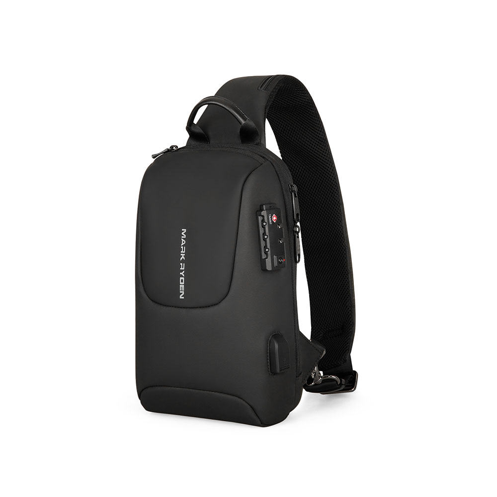 Comprar backpack bandolera mark ryden 7039 13pulgadas con candado programable negra | MacStore Online