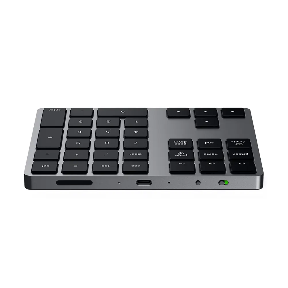 Comprar teclado de aluminio satechi numerico inalambrico gris espacial | MacStore Online
